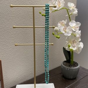 Turquoise beaded necklace